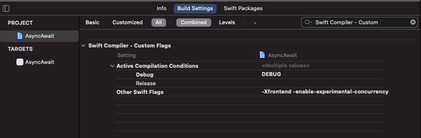 Swift Compiler Flags